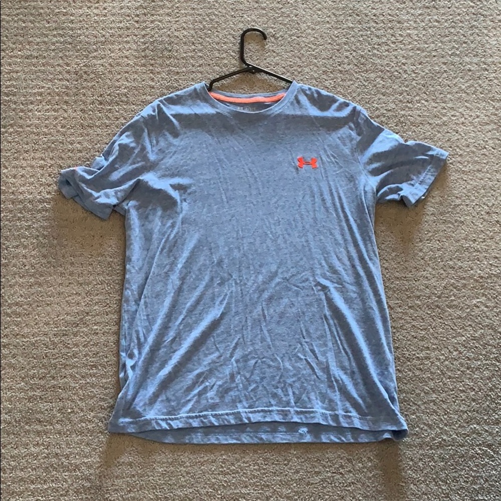 Under Armour Loose Fit Tee Shirt Light Blue